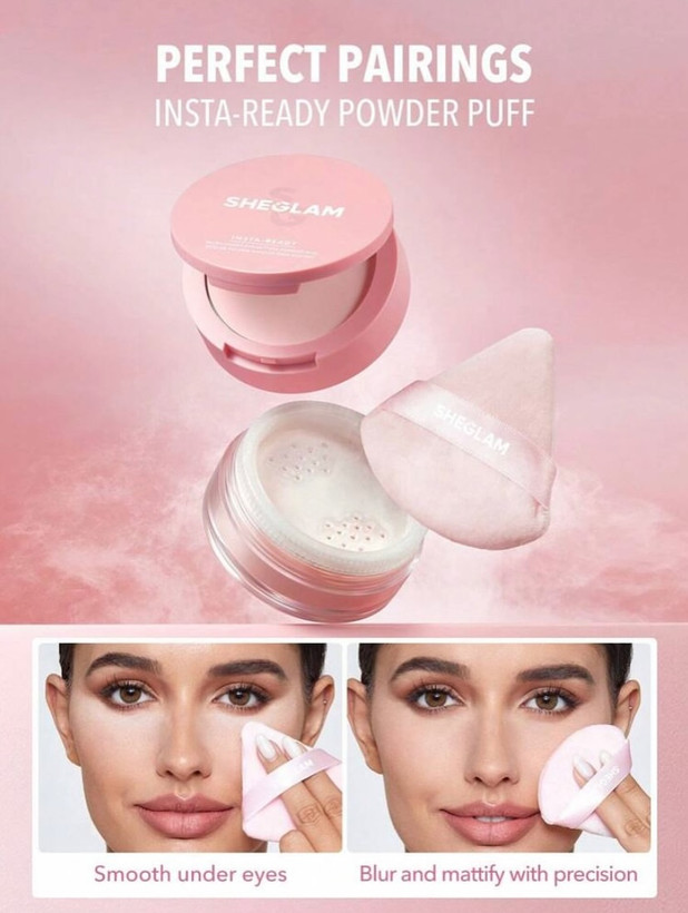 پاف و پد بلندر شیگلم مدل Insta Ready Powder Puff