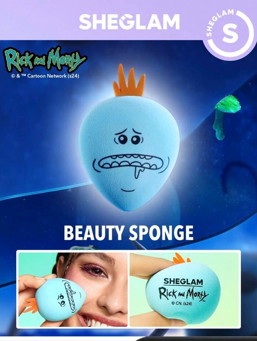 اسفنج آرایشی شیگلم Mr Meeseeks طرح Rick & Morty